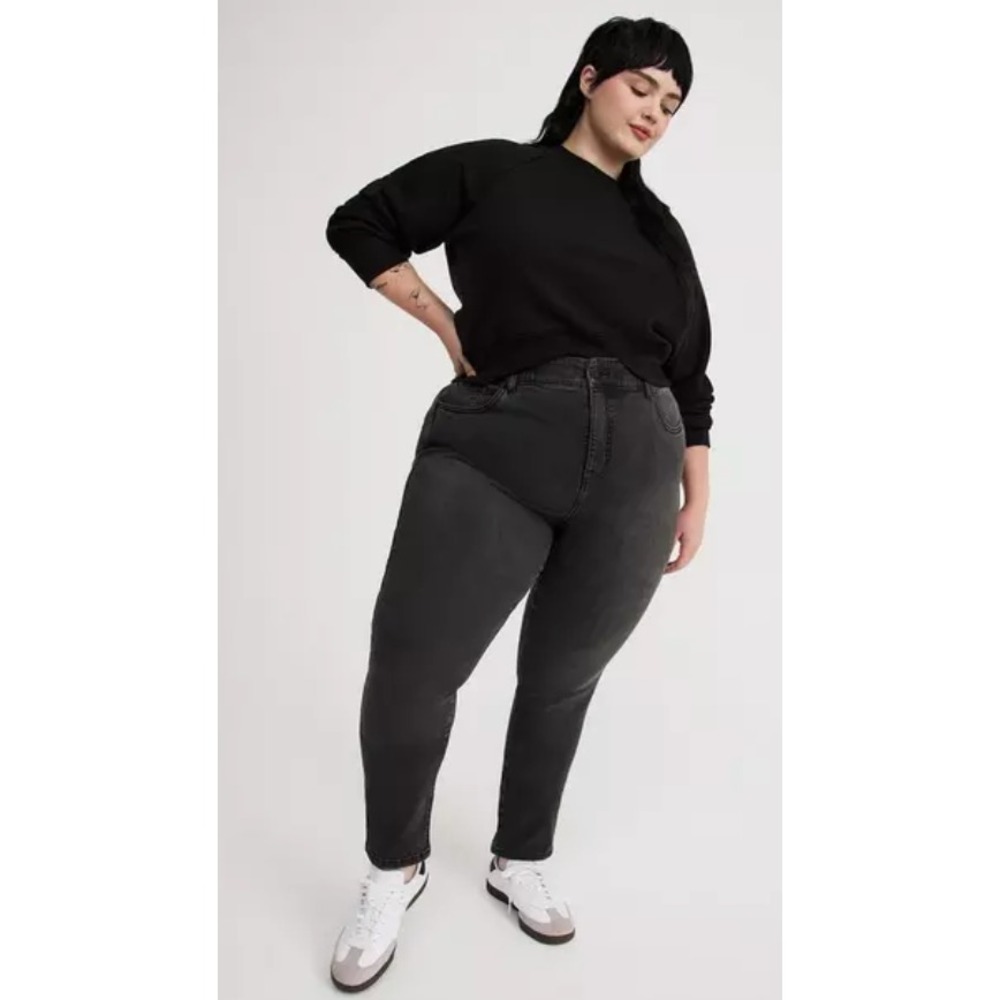 Torrid Bombshell Skinny Womens 16R Plus Jeans Premium Stretch Black High Rise